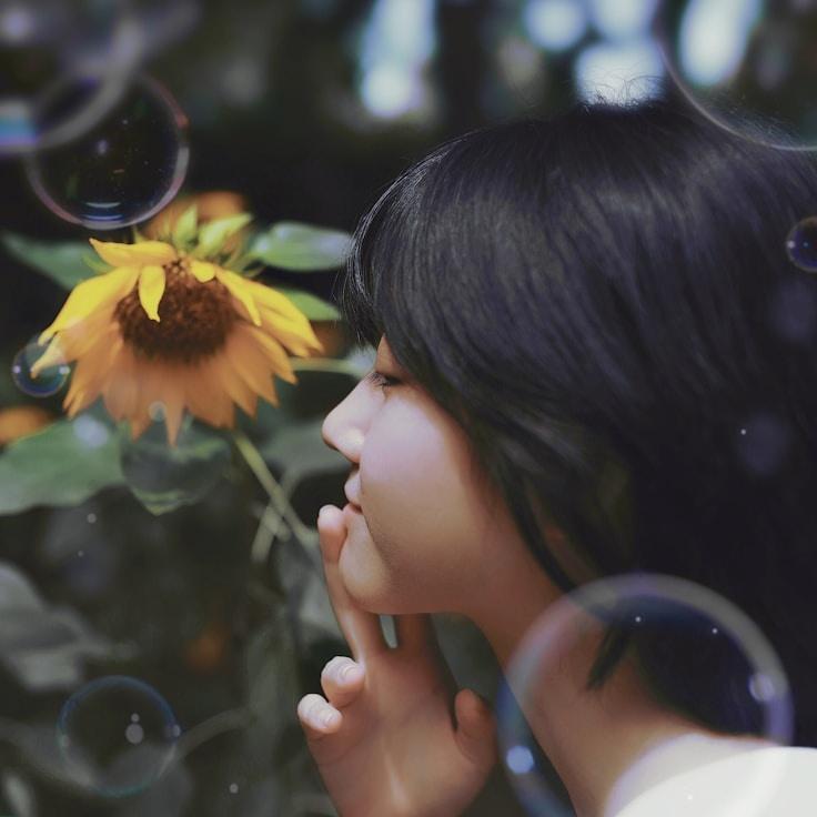 Portrait of Mira Solano, group coordinator and fusion cooking expert